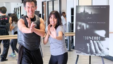 Mar Yvette learns the life-saving self-defense moves from Nelson Nio