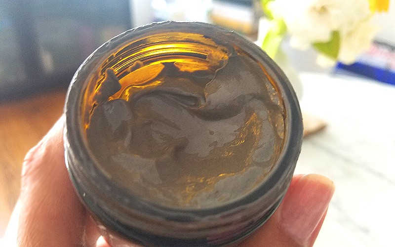 Charcoal mask up close & personal