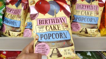 Trader Joe's birthday cake popcorn is the business