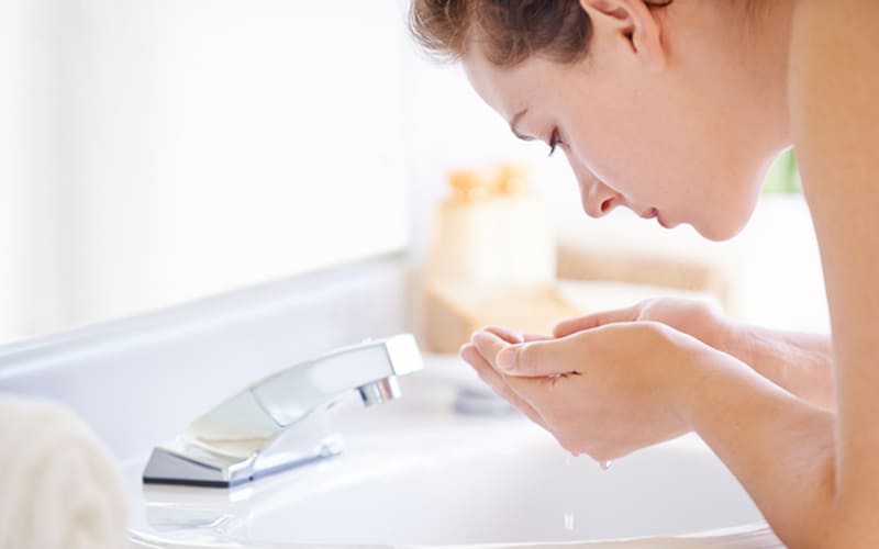 Wash your face, girl